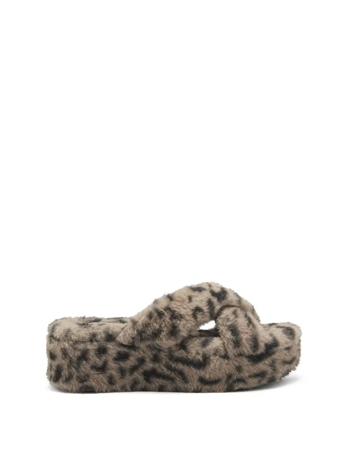 Women Slides and Mules Jessica Simpson Talulla Platform Slide In Leopard Fuzzy Natural Leopard Women Slides and Mules Jessica Simpson Talulla Platform Slide In Leopard Fuzzy Natural Leopard