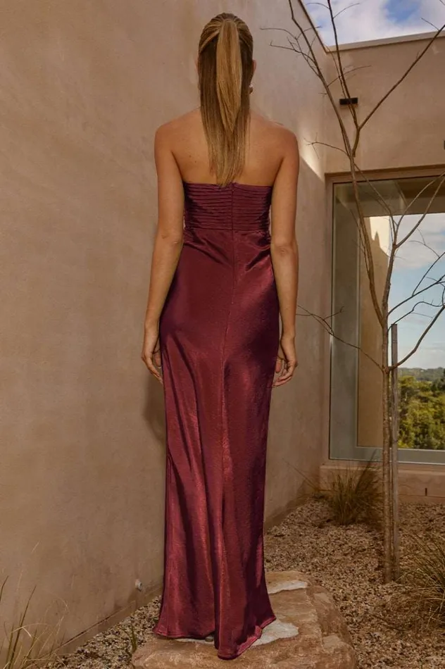 Women Slip Dresses Runaway The Label ADINA MAXI DRESS Sienna