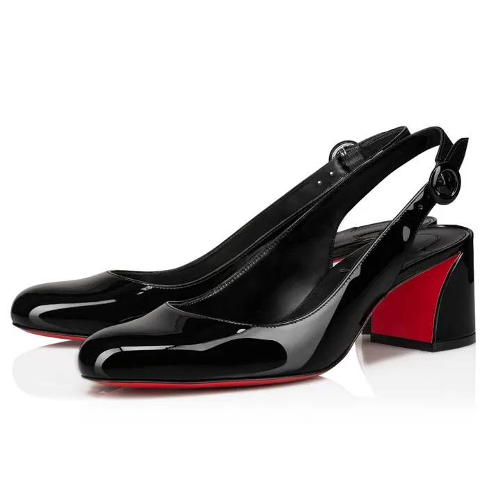 Women So Jane Sling 55 Mm Pumps 8211 Patent Leather 8211 Black Black Christian Louboutin Pumps Women So Jane Sling 55 Mm Pumps 8211 Patent Leather 8211 Black Black Christian Louboutin Pumps