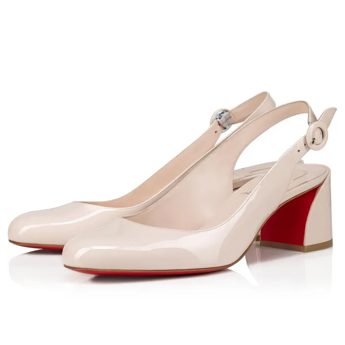 Women So Jane Sling 55 Mm Pumps 8211 Patent Leather 8211 Leche Beige Christian Louboutin Pumps Women So Jane Sling 55 Mm Pumps 8211 Patent Leather 8211 Leche Beige Christian Louboutin Pumps