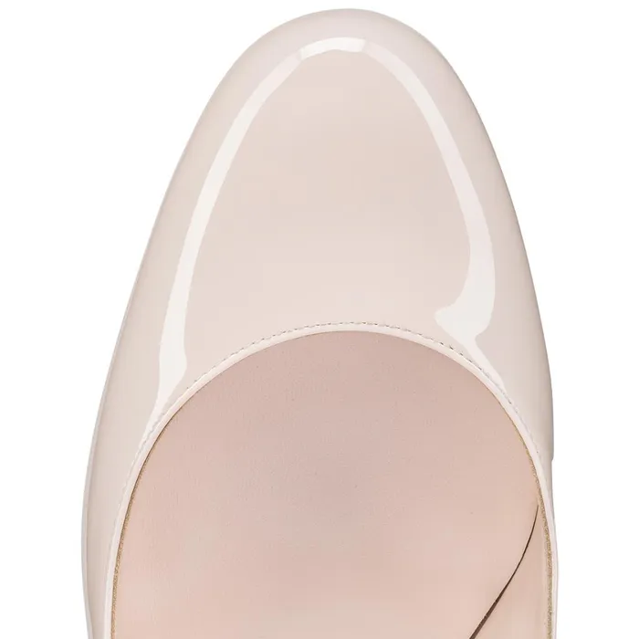 Women So Jane Sling 55 Mm Pumps 8211 Patent Leather 8211 Leche Beige Christian Louboutin Pumps