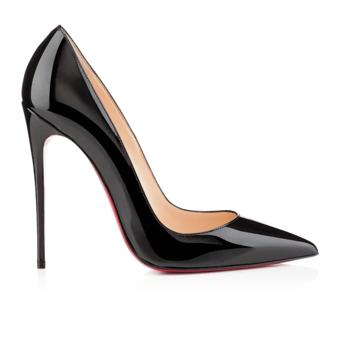 Women So Kate 120 Mm Pumps 8211 Patent Calf Leather 8211 Black Black Christian Louboutin Pumps