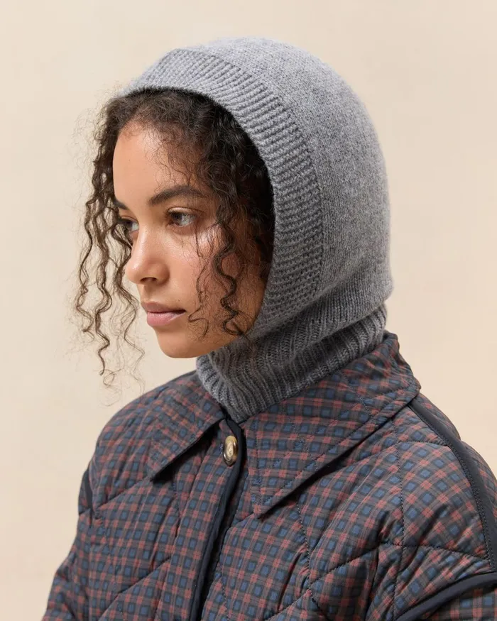 Women Soft Accessories Loeffler Randall Jimi Grey Cashmere Balaclava Women Soft Accessories Loeffler Randall Jimi Grey Cashmere Balaclava