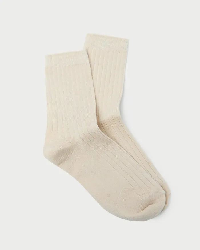 Women Soft Accessories Loeffler Randall Le Bon Shoppe White Trouser Sock
