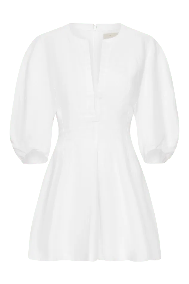 Women Soleil Mini Dress White Faithfull The Brand Dresses Women Soleil Mini Dress White Faithfull The Brand Dresses