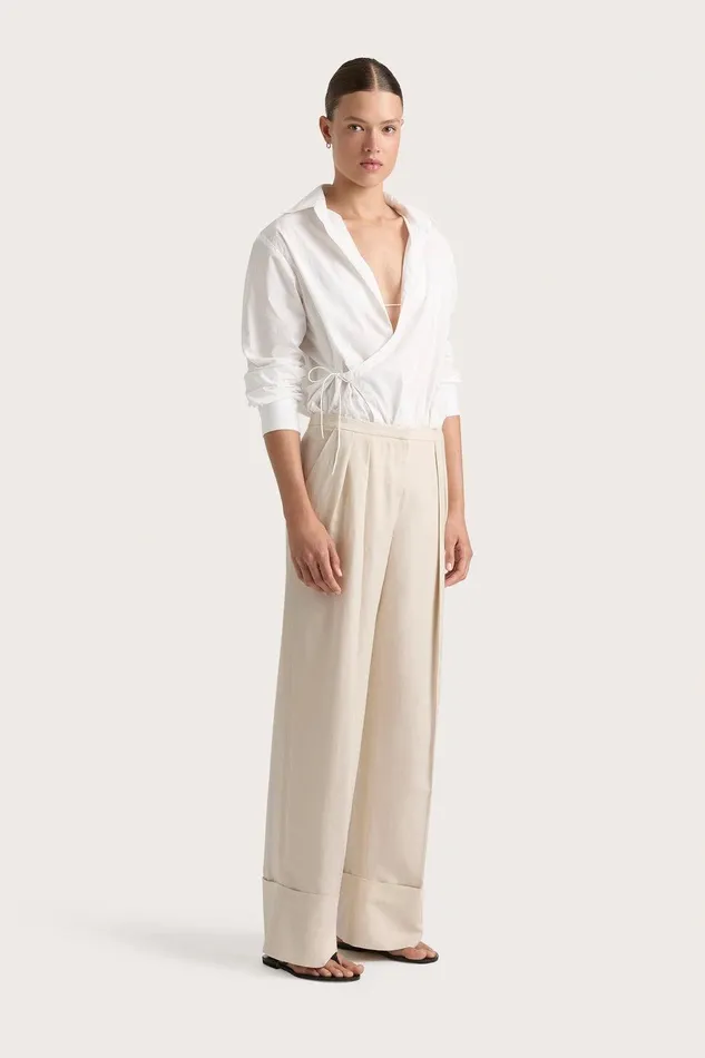 Women Soleil Trouser Sand Faithfull The Brand Pants Women Soleil Trouser Sand Faithfull The Brand Pants