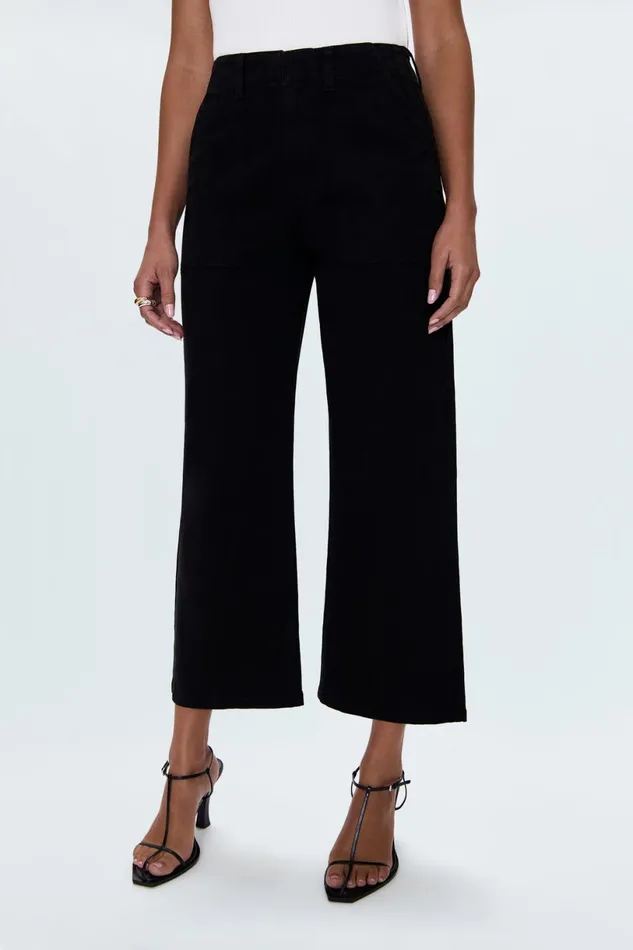 Women Sophia Wide Leg Pant 8211 Black Pistola Denim Pants