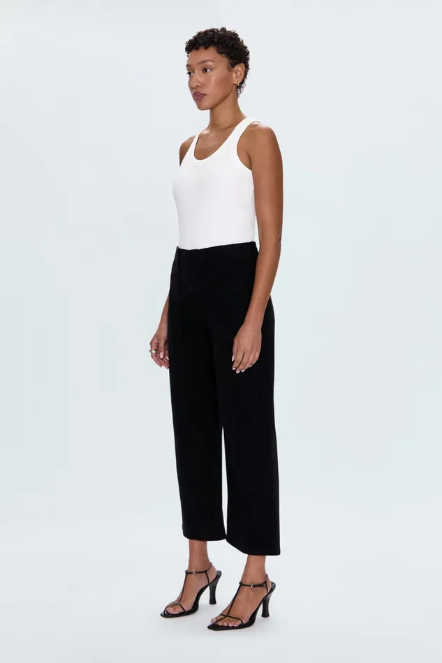 Women Sophia Wide Leg Pant 8211 Black Pistola Denim Pants