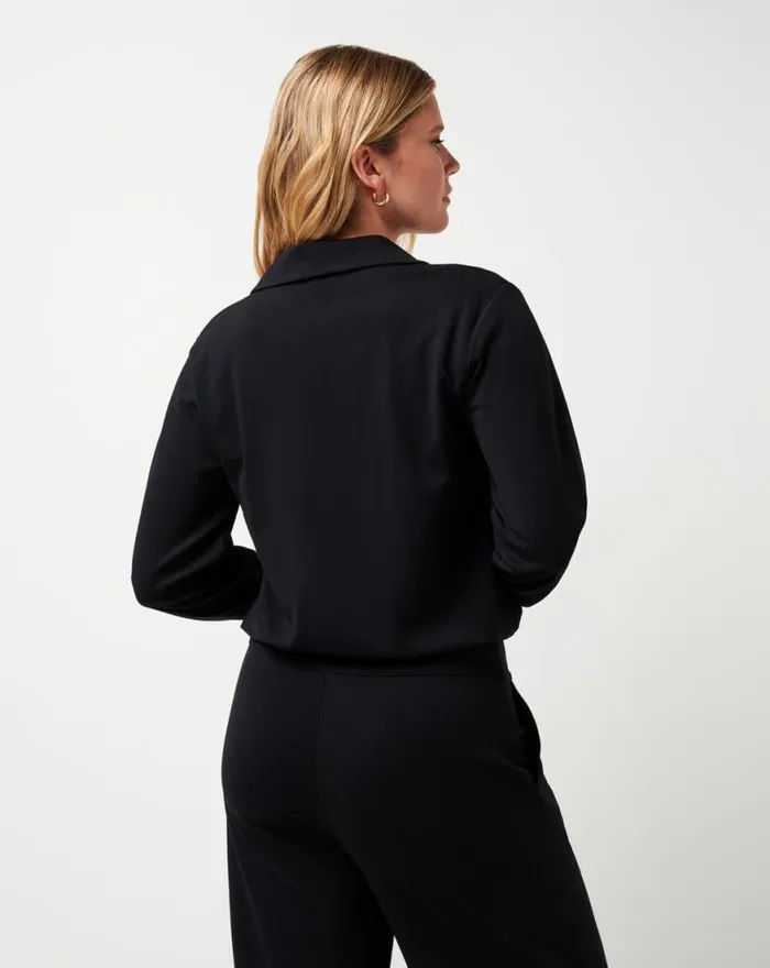 Women SPA DAY FRIDAY PONTE TOP Black TravisMathew Shirts and Tops