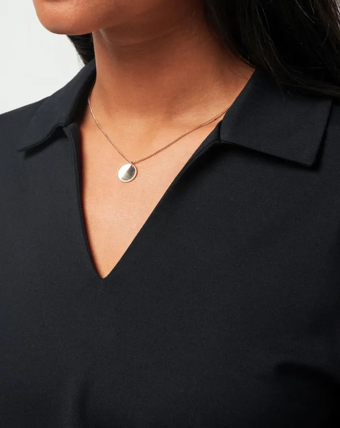 Women SPA DAY FRIDAY PONTE TOP Black TravisMathew Shirts and Tops
