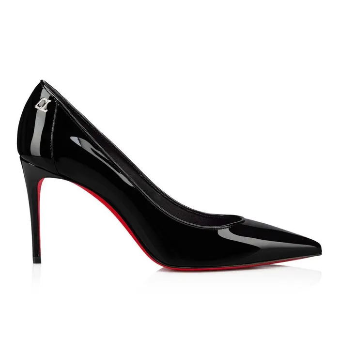 Women Sporty Kate 85 Mm Pumps 8211 Patent Calf 8211 Black Black Christian Louboutin Pumps