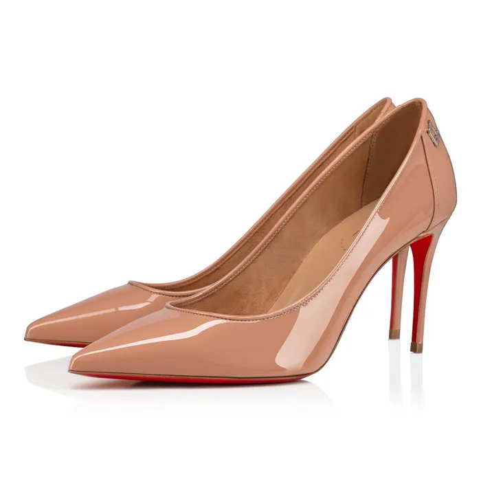 Women Sporty Kate 85 Mm Pumps 8211 Soft Patent Calf 8211 Nude Nude Christian Louboutin Pumps Women Sporty Kate 85 Mm Pumps 8211 Soft Patent Calf 8211 Nude Nude Christian Louboutin Pumps