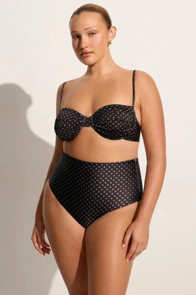 Women Stefania Bikini Top Ludovica Polka Dot 8211 Final Sale Faithfull The Brand Swim Women Stefania Bikini Top Ludovica Polka Dot 8211 Final Sale Faithfull The Brand Swim