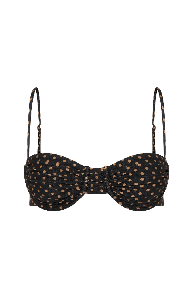 Women Stefania Bikini Top Ludovica Polka Dot 8211 Final Sale Faithfull The Brand Swim Women Stefania Bikini Top Ludovica Polka Dot 8211 Final Sale Faithfull The Brand Swim