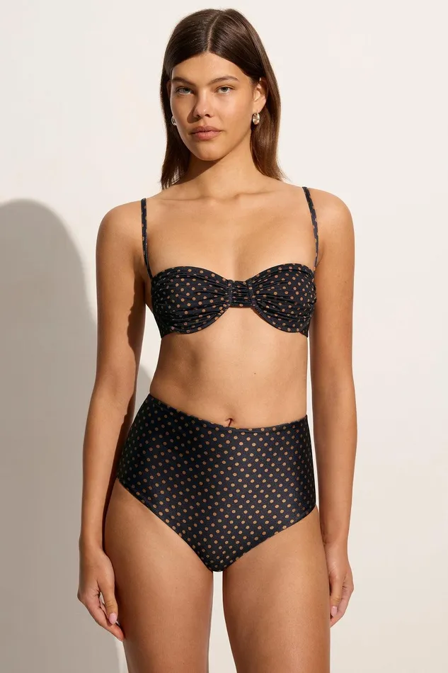Women Stefania Bikini Top Ludovica Polka Dot 8211 Final Sale Faithfull The Brand Swim Women Stefania Bikini Top Ludovica Polka Dot 8211 Final Sale Faithfull The Brand Swim