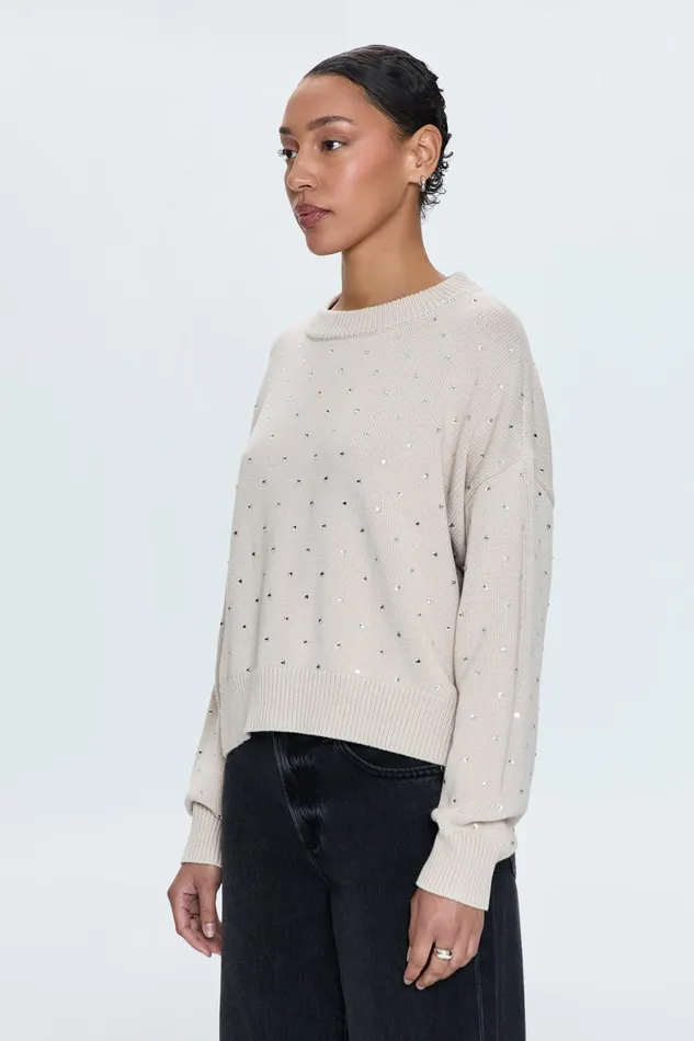 Women Steph Sweater 8211 Crystal Mink Pistola Denim Sweaters and Knits