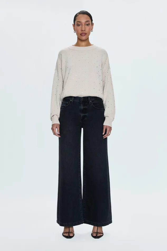 Women Steph Sweater 8211 Crystal Mink Pistola Denim Sweaters and Knits