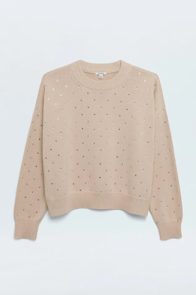 Women Steph Sweater 8211 Crystal Mink Pistola Denim Sweaters and Knits