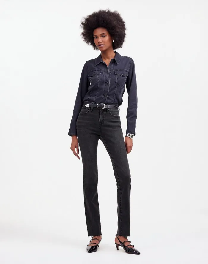 Women Stovepipe Jeans Armand Wash Madewell Jeans