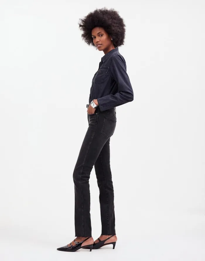 Women Stovepipe Jeans Armand Wash Madewell Jeans