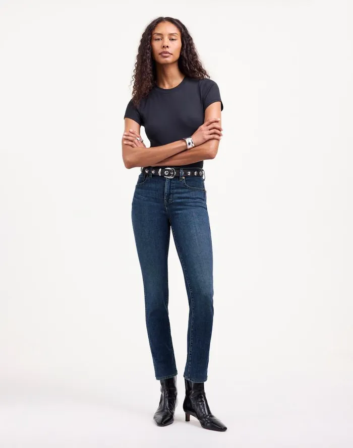 Women Stovepipe Jeans Deming Wash Madewell Jeans