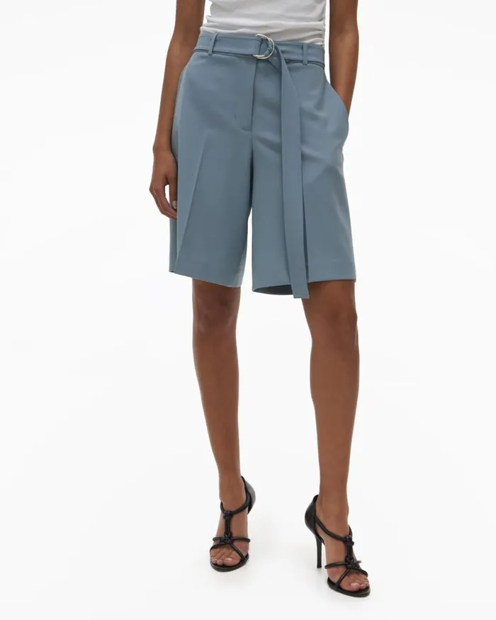 Women Suit Short Space Grey Helmut Lang Shorts