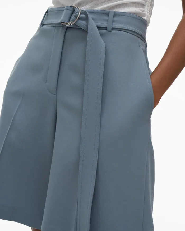 Women Suit Short Space Grey Helmut Lang Shorts