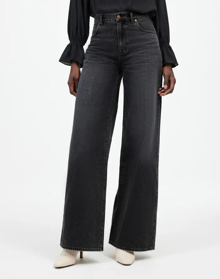 Women SuperwideLeg Jeans Kingswood Wash Madewell Jeans