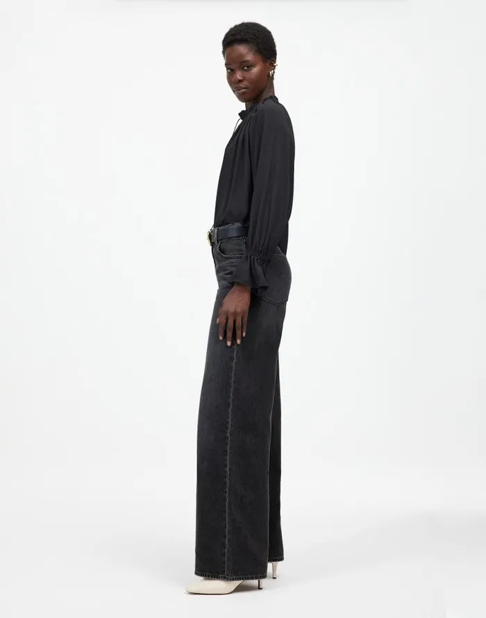 Women SuperwideLeg Jeans Kingswood Wash Madewell Jeans