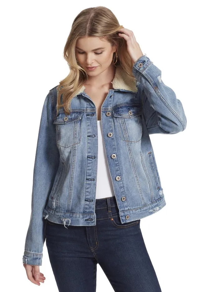 Women Sweaters Jessica Simpson Reagan Jacket In Santa Fe Santa Fe