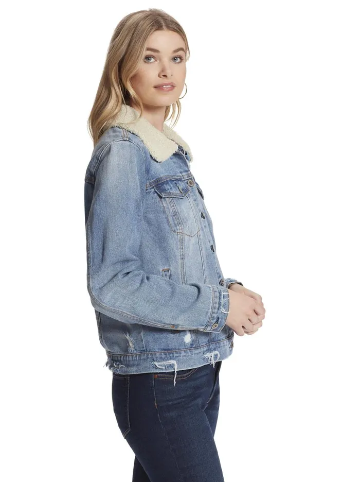 Women Sweaters Jessica Simpson Reagan Jacket In Santa Fe Santa Fe