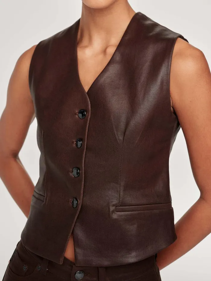 Women Tailored Vest DL1961 Tops Tees