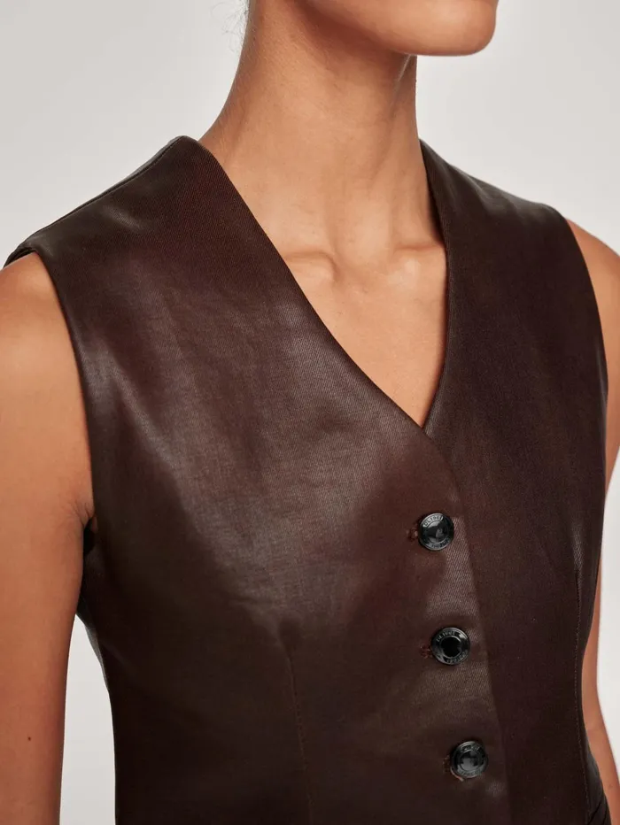 Women Tailored Vest DL1961 Tops Tees