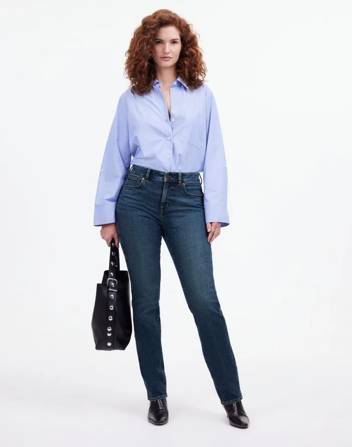 Women Tall Curvy MidRise Stovepipe Jeans In Deming Wash Deming Wash Madewell Jeans Women Tall Curvy MidRise Stovepipe Jeans In Deming Wash Deming Wash Madewell Jeans