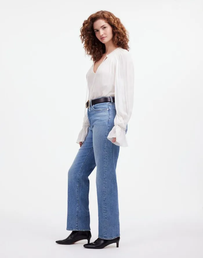Women The Curvy 03990s Straight Jean Rondell Wash Madewell Jeans