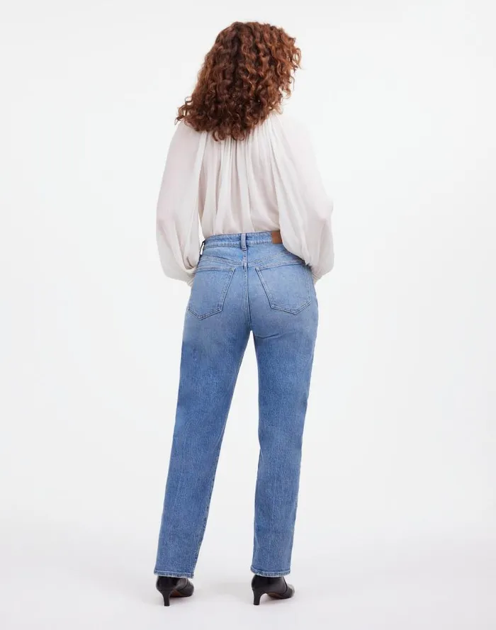 Women The Curvy 03990s Straight Jean Rondell Wash Madewell Jeans