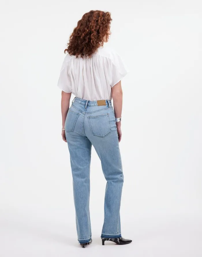 Women The Curvy 03990s Straight MidRise Jean In Barbosa Wash Barbosa Wash Madewell Jeans