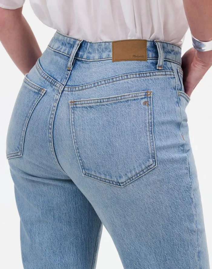 Women The Curvy 03990s Straight MidRise Jean In Barbosa Wash Barbosa Wash Madewell Jeans