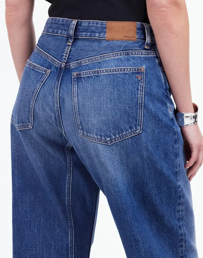 Women The Curvy Darted BarrelLeg Jean In Irmo Wash Irmo Wash Madewell Jeans