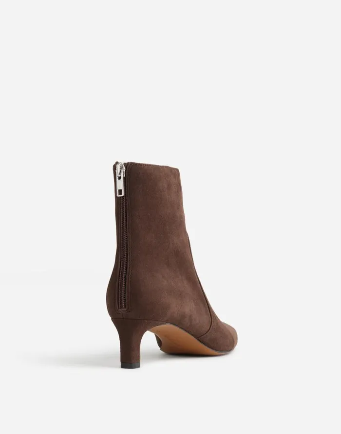 Women The Dimes KittenHeel Boot Turkish Coffee Suede Madewell Boots