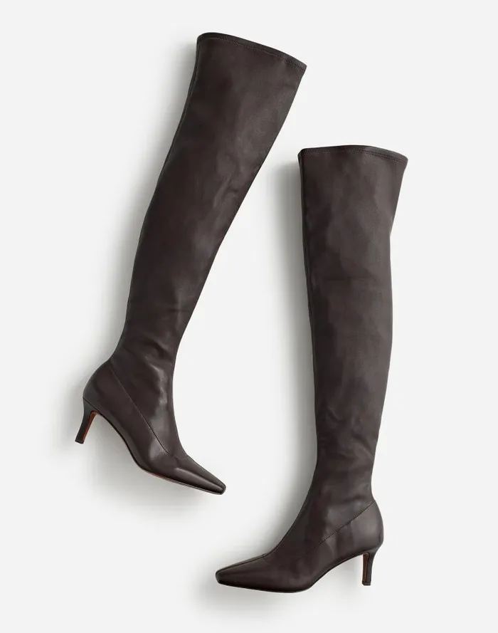 Women The Dimes OvertheKnee Boot Dark Carob Madewell Boots