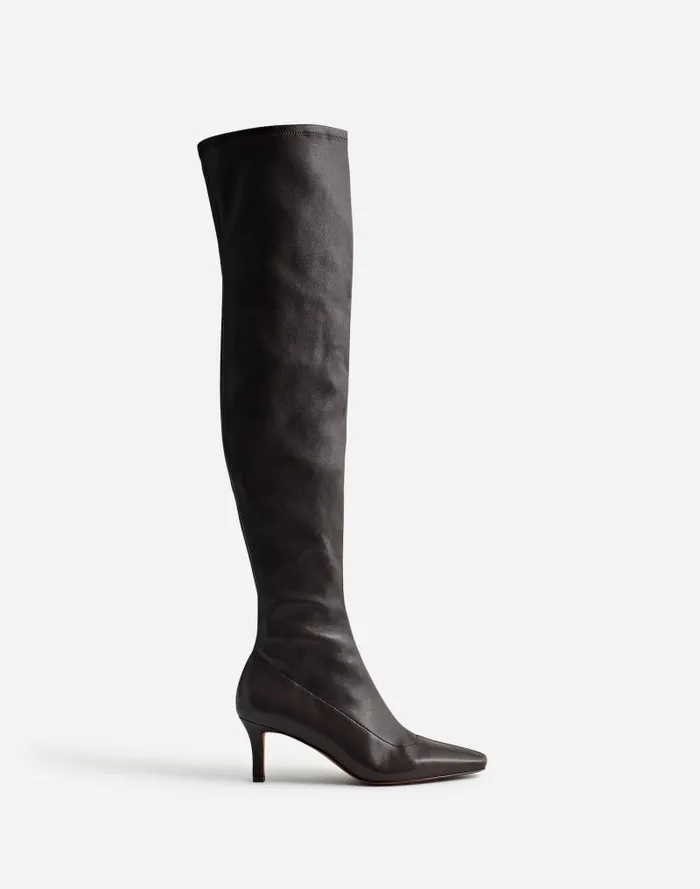 Women The Dimes OvertheKnee Boot Dark Carob Madewell Boots