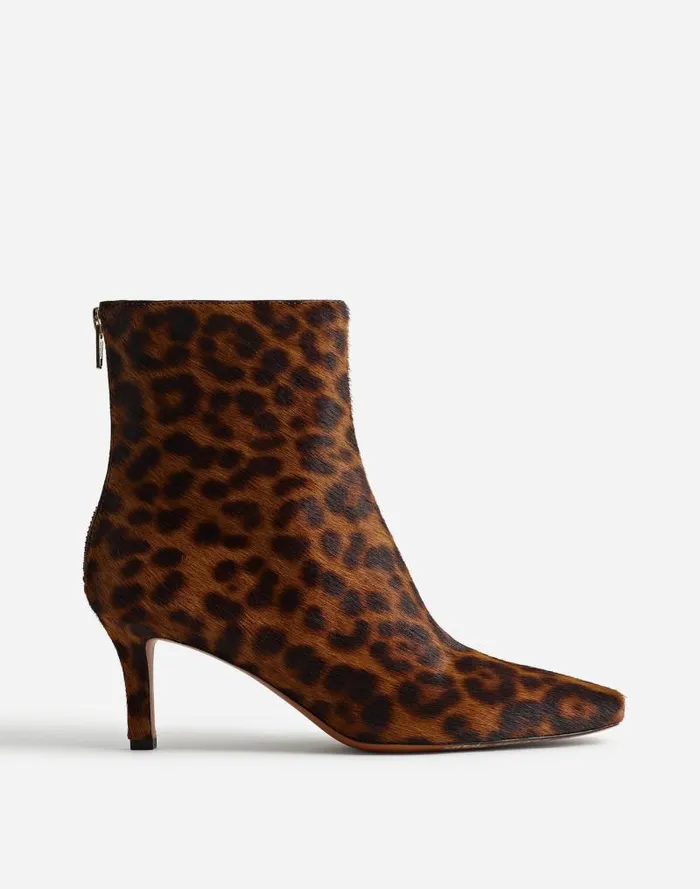 Women The Dimes StilettoHeel Ankle Boot Caramel Multi Madewell Boots