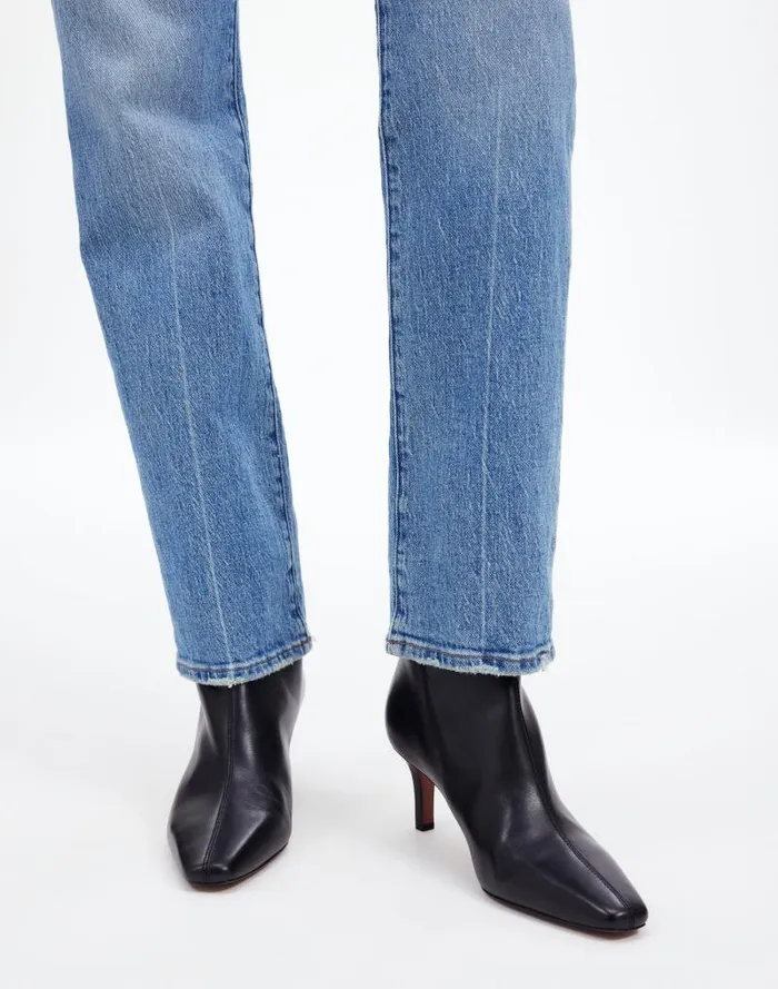 Women The Dimes StilettoHeel Ankle Boot True Black Madewell Boots