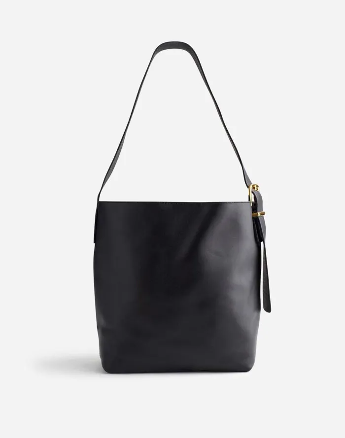Women The Essential Medium Bucket Tote True Black Madewell Bags