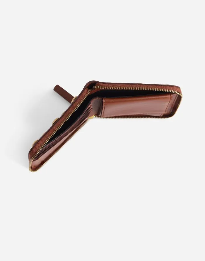 Women The Essential Zip Wallet Soft Mahogany Madewell Pouches and Wallets
