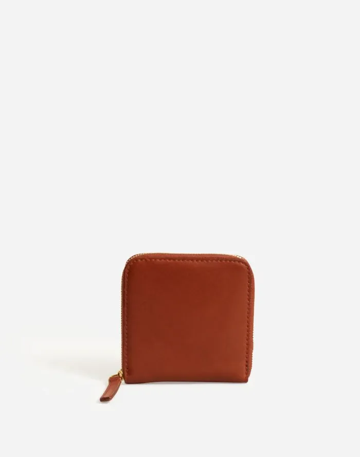 Women The Essential Zip Wallet Warm Cinnamon Madewell Pouches and Wallets