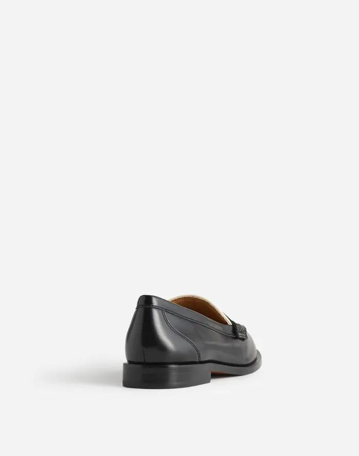 Women The Grayson Penny Loafer True Black Multi Madewell Flats and Loafers