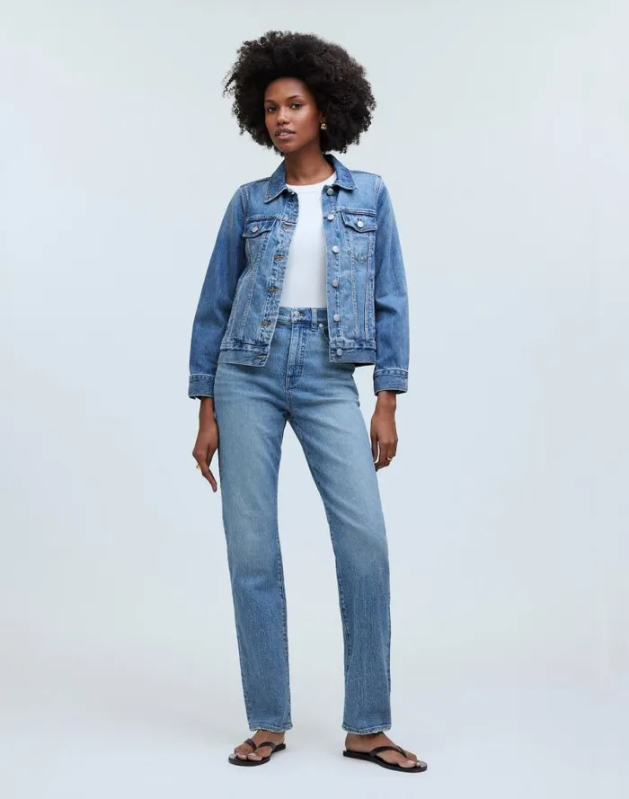 Women The Jean Jacket In Medford Wash Medford Wash Madewell Coats Jackets