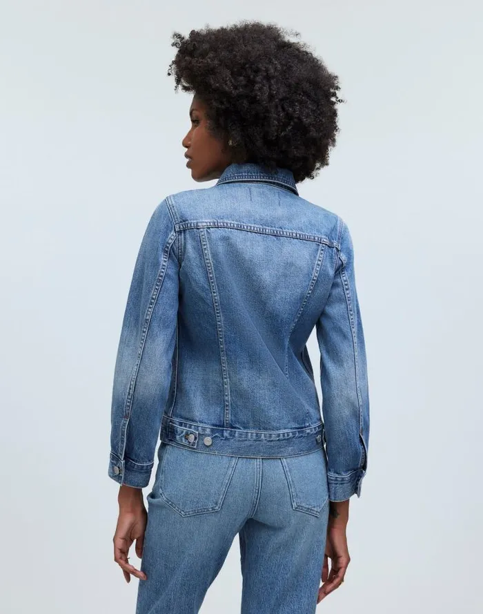 Women The Jean Jacket In Medford Wash Medford Wash Madewell Coats Jackets